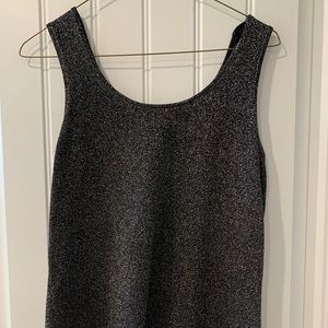 Sparkled black tank